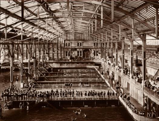 The Sutro Baths in its glory days.