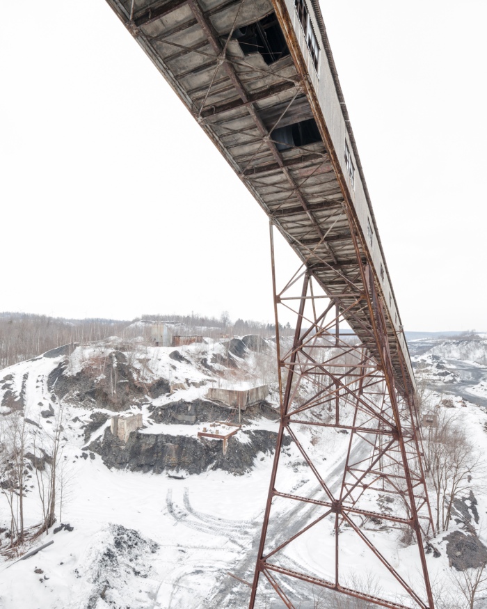 The conveyor, where raw coal began its journey through the breaker's machinery.
